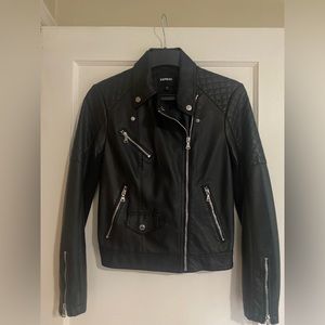 NWOT - Express Faux Leather Moto Jacket - Never Worn!